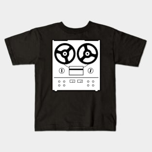 Reel Tape Recorder // Vintage Music Kids T-Shirt